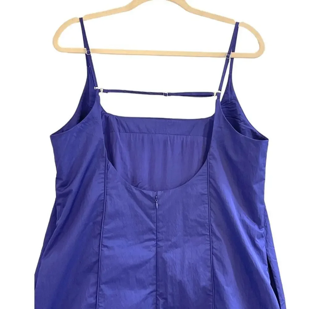 Free People Royal Blue Mini Slip Dress RARE
